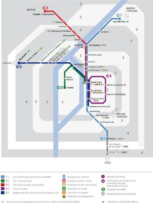 FIBES con parking gratis. Apartamento Sevilla Este. Exterior foto